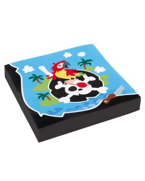 Captain Pirate Paper Napkins - 33cm (20pk)