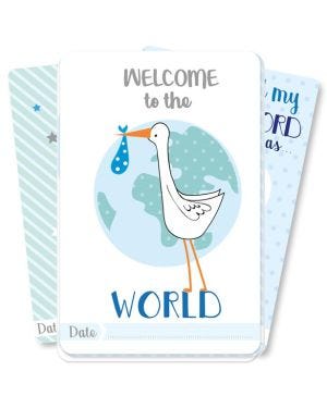 Baby Boy Moment Cards (30pk)
