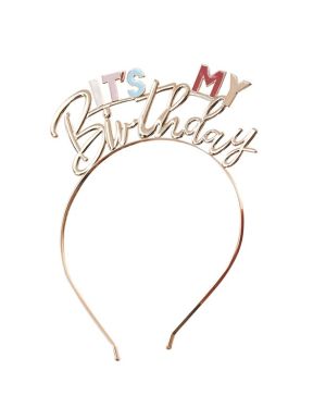 It&#039;s My Birthday Metal Headband