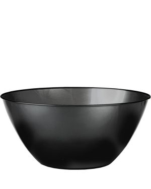 Black Plastic Serving Bowl - 4.7L