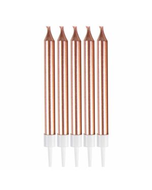 Rose Gold Candles - 6cm (10pk)