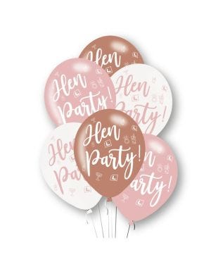 Hen Party Latex Balloons - 11&quot; (6pk)
