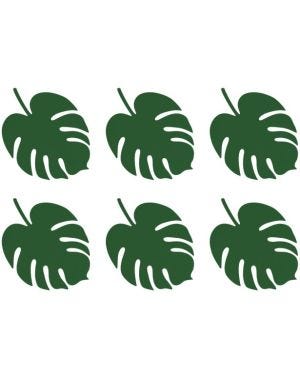 Palm Leaf Table Decorations - 14.5cm (6pk)