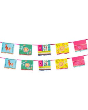 Boho Mix Pom Pom Bunting - 4m