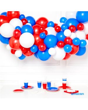 Red, White &amp; Blue DIY Balloon Garland Kit - 78 Balloons