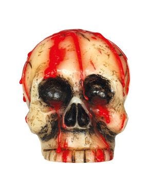 Blood Skull Candle - 10cm