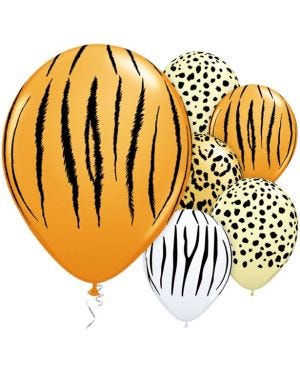 Safari Assorted Balloons - 11&quot; Latex (25pk)