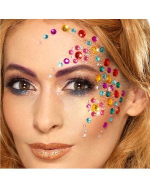 Rainbow Jewel Face Gems