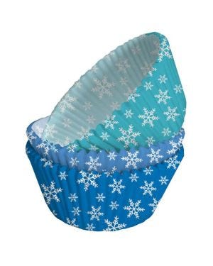 Snowflake Cupcake Cases (75pk)