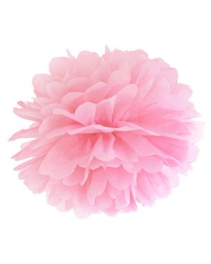 Light Pink Pom Pom Decoration - 25cm