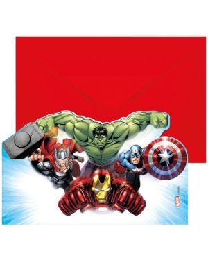 Avengers Infinity Stones Invitations (6pk)