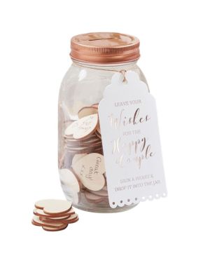 Beautiful Botanics Wishing Jar Guest Book