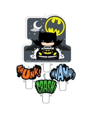 Batman &amp; Joker Candle (4pk)