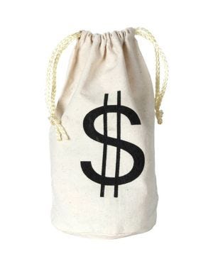 Dollar &#039;$&#039; Bag - 22cm