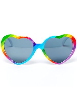 Pride Heart Dark Lens Glasses