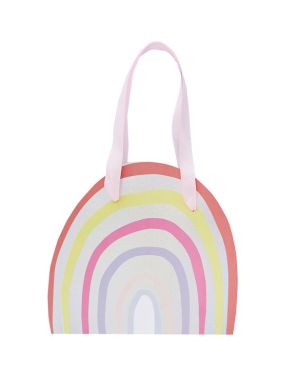 Rainbow Paper Party Bags (5pk)