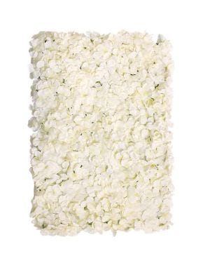Cream Hydrangea Flower Wall - 40 x 60cm