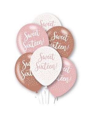 Sweet Sixteen Latex Balloons - 11&quot; (6pk)
