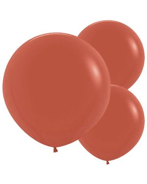 Terracotta Balloons - 24&quot; Latex (3pk)
