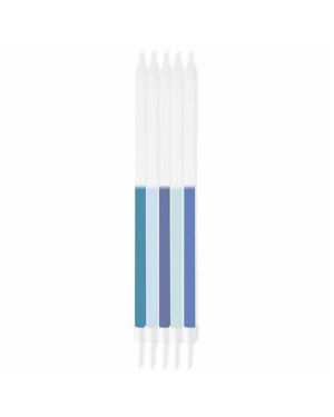 Blue Mix Tall Candles - 16cm (10pk)