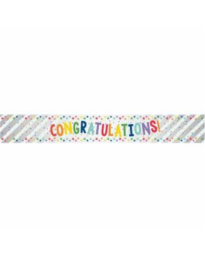 Congratulations Foil Banner - 1.74m