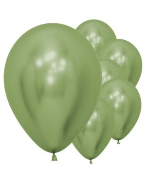 Lime Green Reflex Balloons - 12&quot; Latex (50pk)