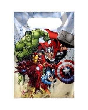 Avengers Infinity Stones Plastic Loot Bags (6pk)