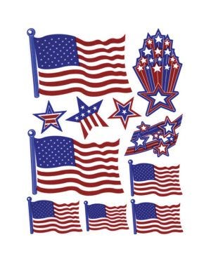 USA Window Clings (12pk)