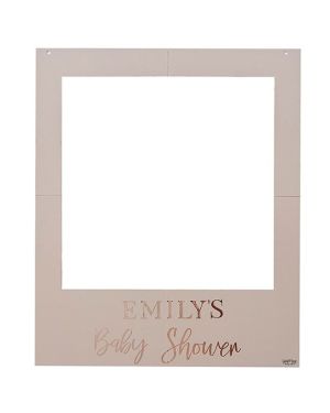Baby Shower Customisable Photo Prop Frame - 72cm x 60cm