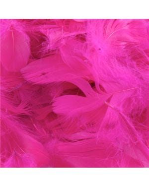 Hot Pink Decorative Feathers (50g pack)