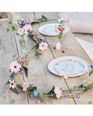Meadow Floral Reuseable Artificial Flower Garland - 1.9m
