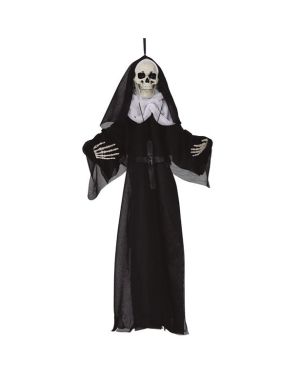 Hanging Skeleton Nun - 50cm