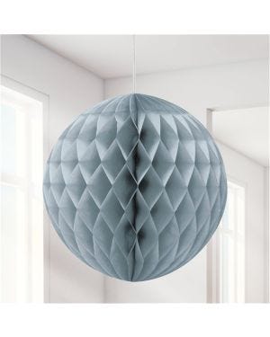 Silver Honeycomb Ball Decoration - 20cm