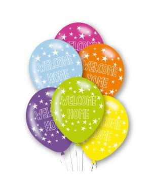 Welcome Home Latex Balloons - 11&quot; (6pk)