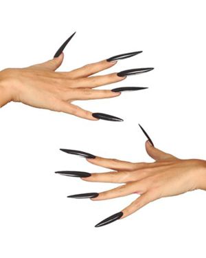 Long Black Nails