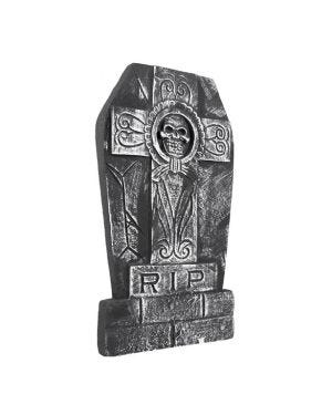Skull Cross &#039;RIP&#039; Tombstone - 50cm