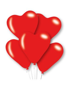 Red Heart Latex Balloons - 11&quot; (6pk)