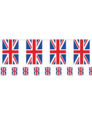 Union Jack Plastic Flag Bunting - 10m