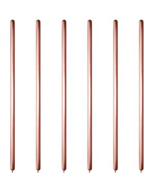 Rose Gold Reflex Modelling Balloons - 260Q Latex (50pk)