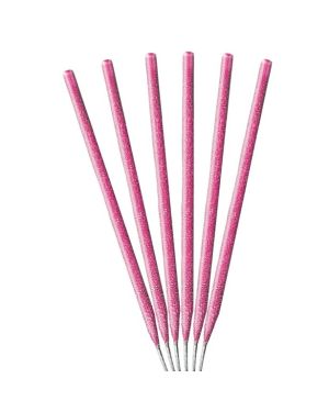 Pink Sparklers - 7&quot; (8pk)