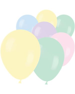 Crystal Pastel Assorted Colour Mini Balloons - 5&quot; Latex (100pk)