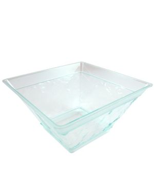 Clear Glazz Cube Bowl - 1.6L