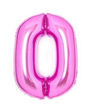 Pink Foil Number Balloons - 34&quot;