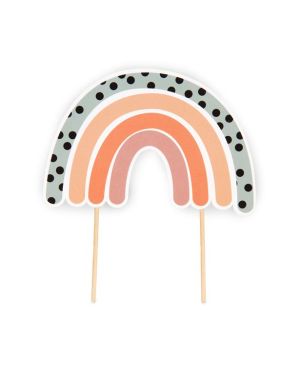Boho Rainbow Cake Topper - 14cm