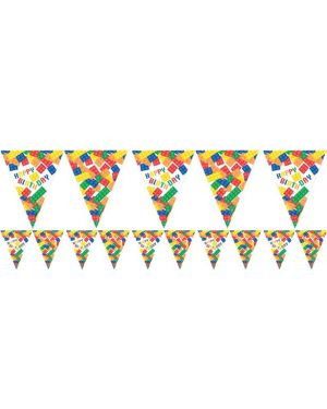 Block Party Paper Flag Bunting - 3.7m