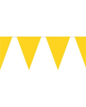 Yellow Plastic Bunting - 10m