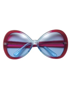 60&#039;s Red/Turquoise Glasses