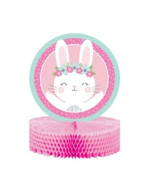 Birthday Bunny Honeycomb Centrepiece