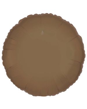 Silk Lustre Truffle Round Foil - 18&quot;