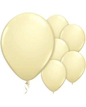 Ivory Silk Balloons - 11&#039;&#039; Latex (100pk)